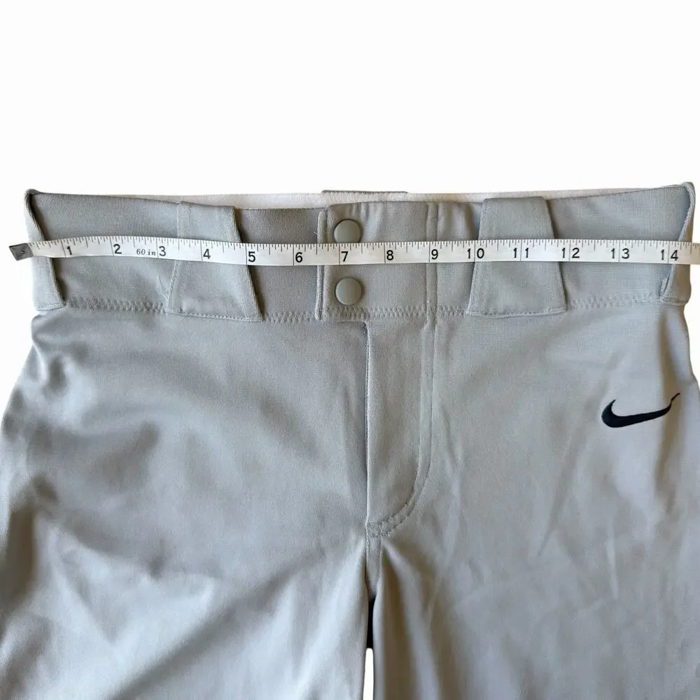 NIKE Vapor Select Long Baseball Pants Wolf Grey Black Youth Boys XL BNWT